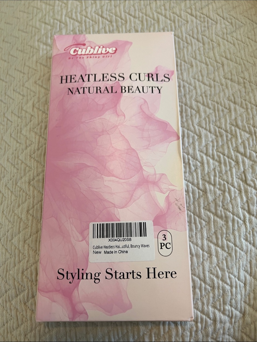 Cublive Heatless Curls Styling Set - Pink